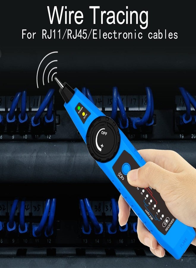 Noyafa NF-810 Multifunctional Network Tester， Ethernet LAN Network Wire Tracker with Telephone Line Tester , Network line Scanning, Power Cable Scanning and POE Switch Test Functions - Image 3